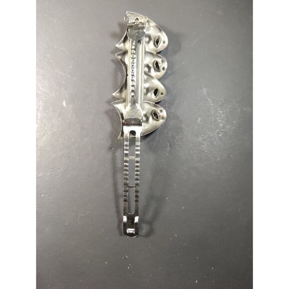 Hair Barrette Tension Clip Comedy Tragedy Copper Tone Art Theater New Orleans - Picture 4 of 4